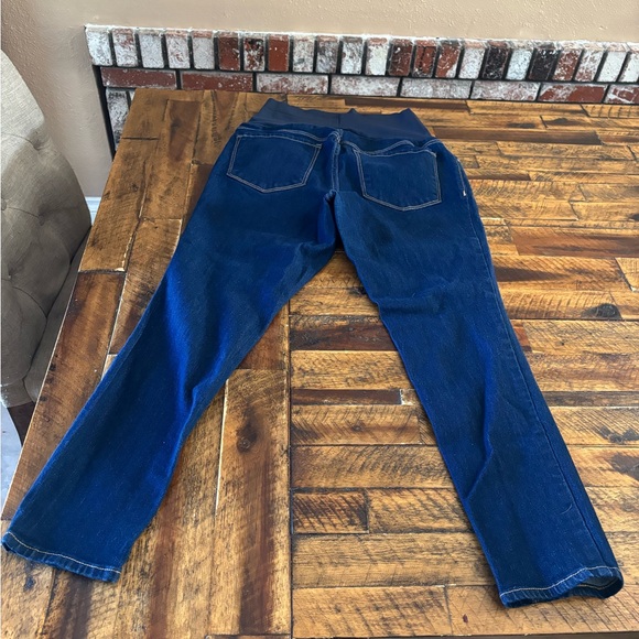 Old Navy Women's Dark Blue Jeggings - Picture 2 of 7